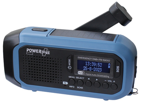 Hyena- przenośne DAB+/FM  radio solarne/dynamo i USB 