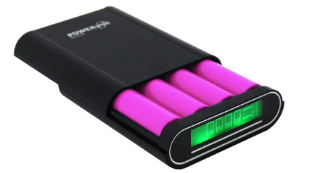 Crocodile - powerbank z 5W panelem słonecznym i wymiennymi akumulatorkami litowymi 18650 mAh