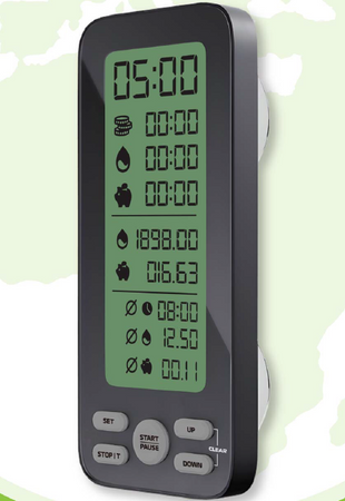 Kalkulator i czasomierz prysznicowy