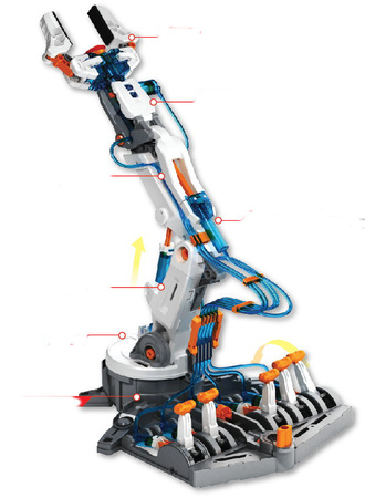 Octopus –zestaw edukacyjny hydrauliczne ramię robota
