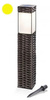 Lampa solarna stojąca Rattan