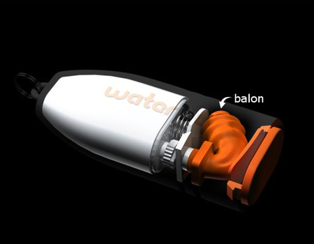 Waterbuoy-widoczny w nocy brelok wyławiający