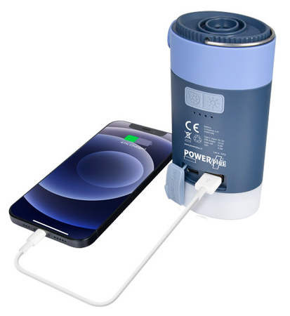 Seagull –solarna/USB pompka powietrza z powerbankiem i latarnią.