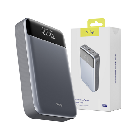 Allity Fast PocketPower 19200 mAh 130W – Powerbank do laptopa, smartfona i tabletu