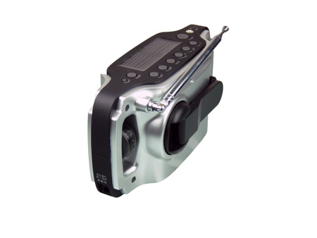 Lynx- solarne/dynamo radio AM/FM z latarką