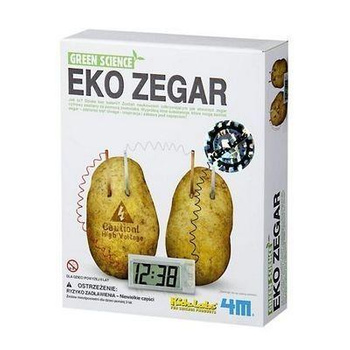 Ekologiczny zegar z ziemniaków