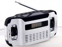 Lynx- solarne/dynamo radio AM/FM z latarką